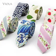 Стильная разноцветная льняная мягкая для шеи галстук с принтом для мужчин, деловой обтягивающий галстук 6 см, хороший подарок, вечерние аксессуары для ужина высокого качества