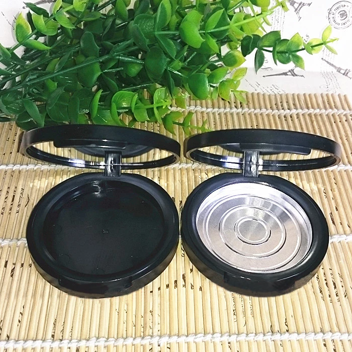

30pcs Round Empty Blush/Eyeshadow/ Powder Compact Case Container Box with Aluminum Plates Pallete and Mirror DIY Makeup Tools