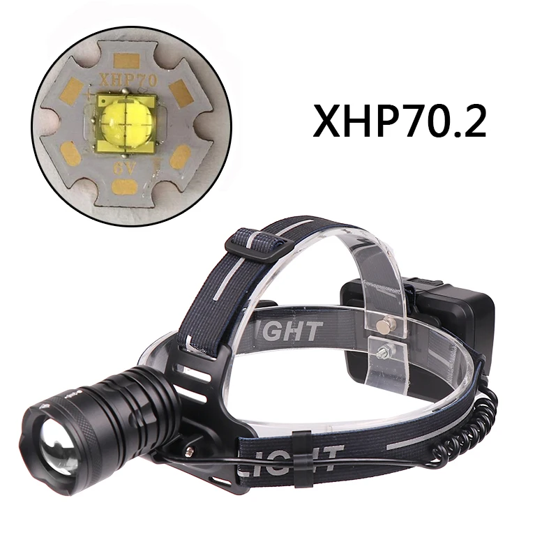 Litwod Z4022808 50000lm Xlamp xhp70.2 светодиодный налобный фонарь оригинальный мощный xhp50 18650