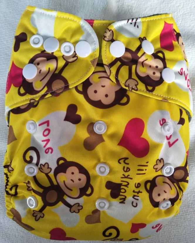 20 pcs naughty Baby Cloth Diapers Reusable Washable Pocket + Bamboo Inserts Free Shipping | Мать и ребенок