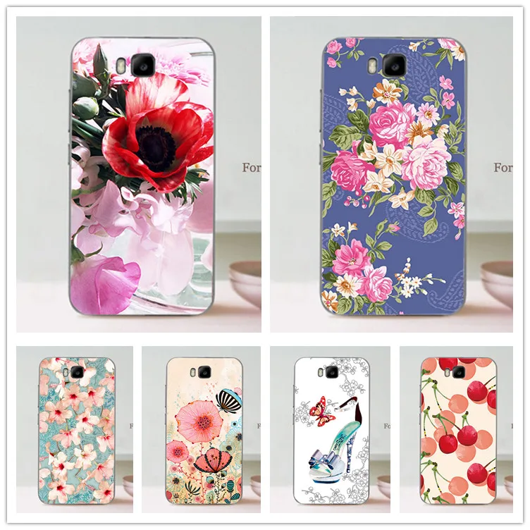 For HUAWEI Y541 Y5C Protect Skin Back Cover Bright 10 Colored Design Case 3D diy Painting Huawei y541 Y5c case cover Shell | Мобильные