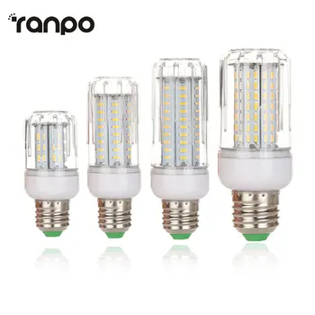 

Dimmable E27 LED Corn Light Bulb 12W 18W 21W 25W LED Spotlight 4014 SMD High Brightness Lamp 220V 110V Smart Power IC Chandelier