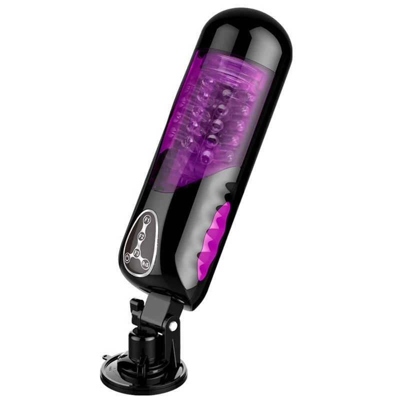  Electric Piston Male Masturbator Automatic Telescopic 10 Kinds Vibration Rotation Smart Voice Mastu - 4000299507370