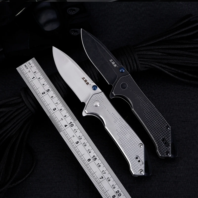 Карманный складной нож Sanrenmu 9015/9015 SB 12C27 с лезвием шарикоподшипник для