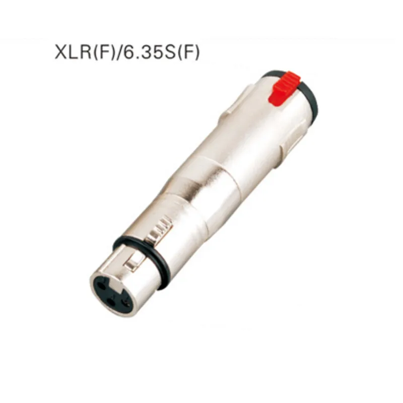 

High Quality Locking Female XLR to Fml 1/4" 6.35mm stereo Jack Connector Adapter