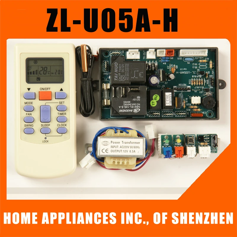 (4pieces/lot) Universal Air Conditioner Circuit Board ZL U05A H AC Main