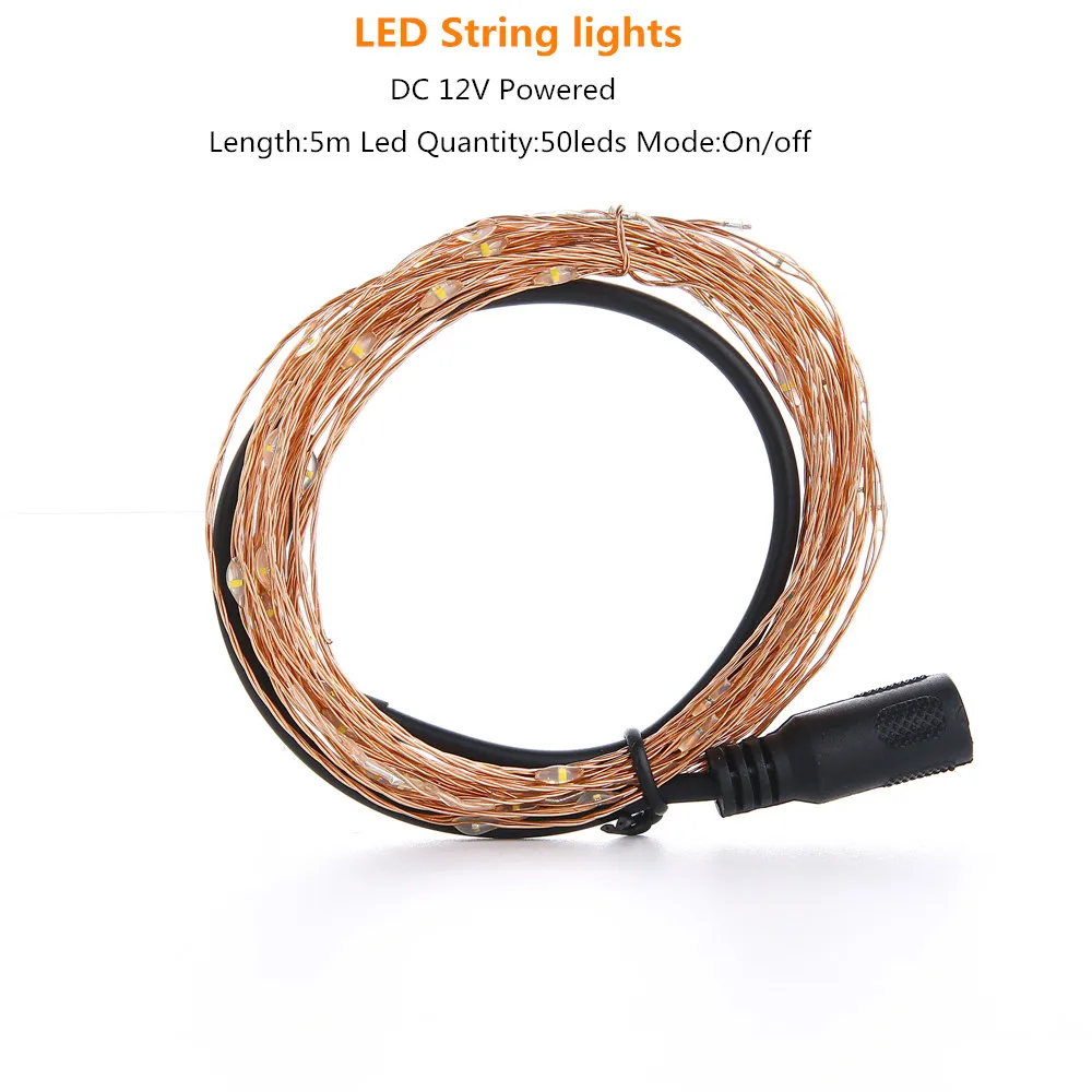 dc LED String lights Holiday lighting For Fairy Christmas Garland Wedding Party Decoration