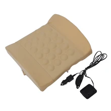 Автомобильная поясничная поддержка осанки электрическая массажная подушка 12 В
