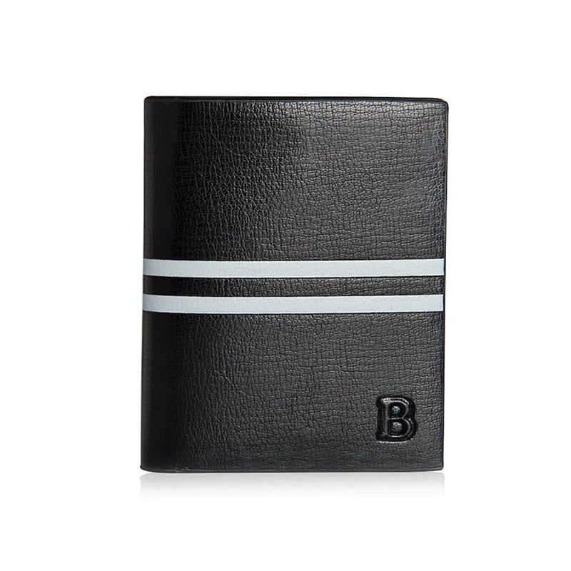 

PU Leather Small Wallet Men Hit-color Short Purse Slim Money Coin Cards Holder Pouch Bag WML99