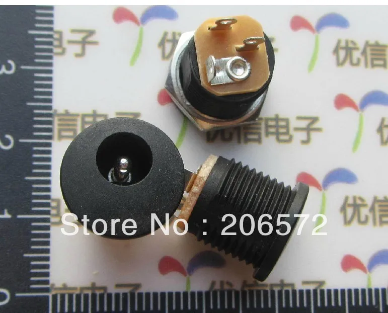 

DC-022 5.5-2.1 Round hole screw nut DC power socket connectors