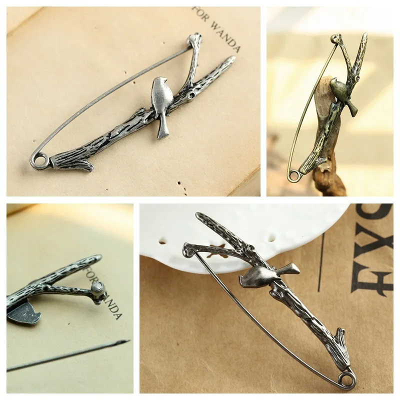 3  bird pins