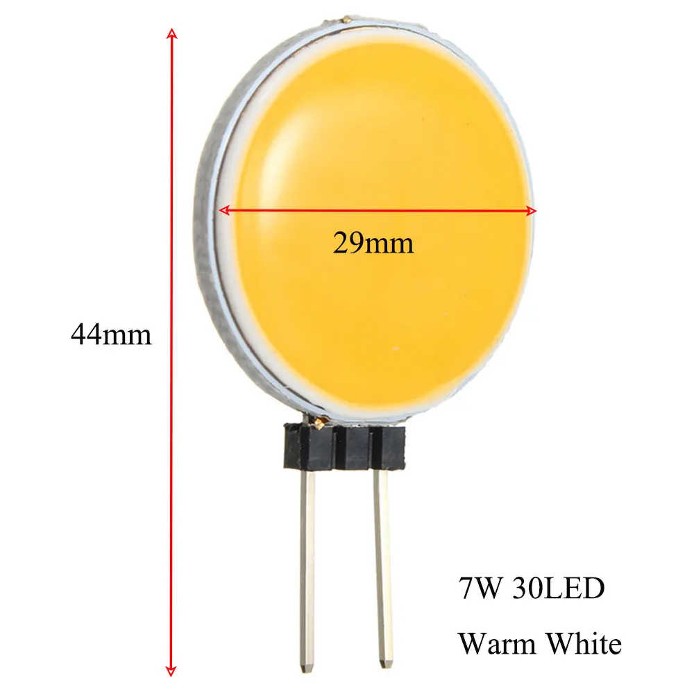 G4 COB светодиодный светильник Точечный светильник 15 18 30 63 чипы заменить галогенные лампы Чистый теплый белый светильник ing лампы DC12V 4 Вт 5 Вт 7 Вт 12 Вт - Испускаемый цвет: Warm White