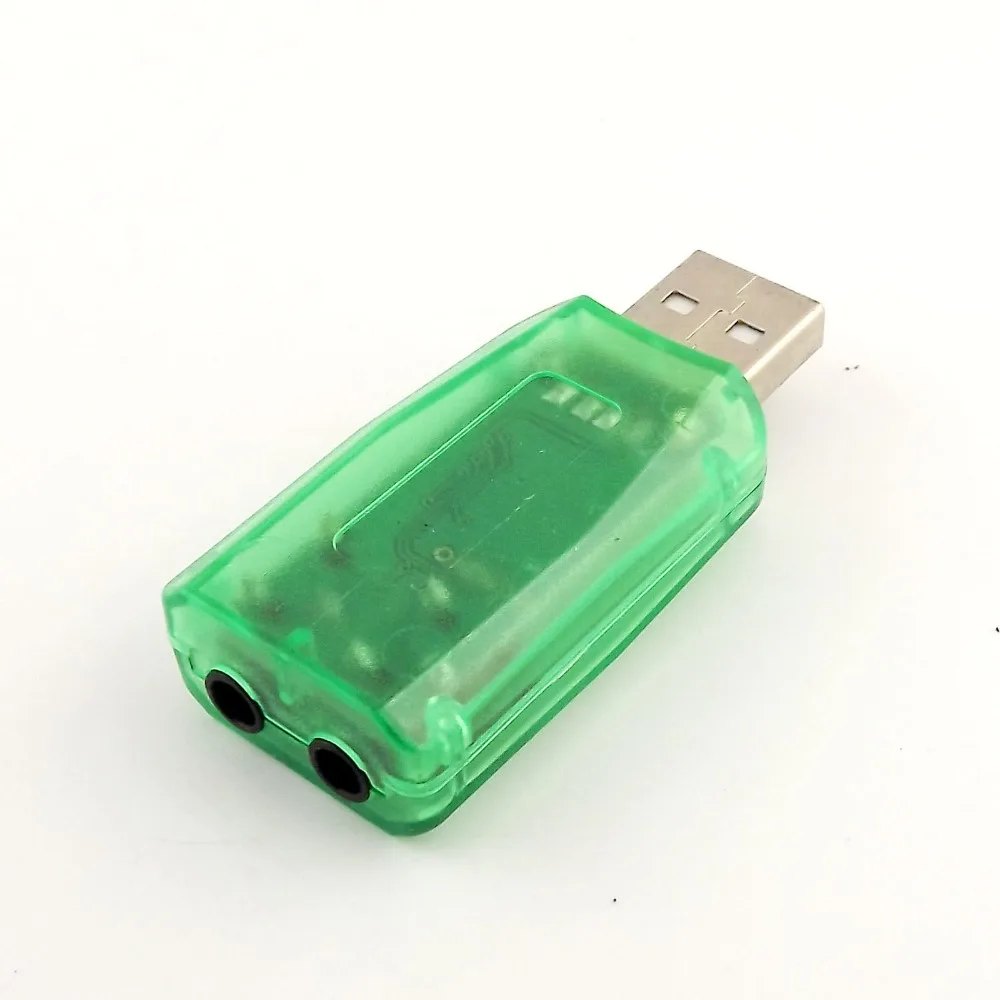1 шт. внешняя Виртуальная USB 3D 5 каналы стерео звуковая карта аудио адаптер