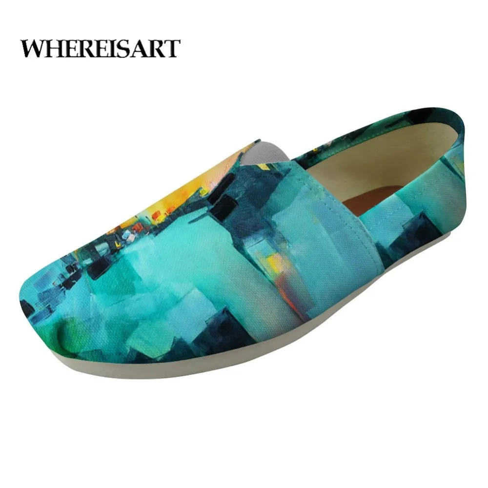 WHEREISART Men's Loafers Men Shoes Casual Soft Canvas Men Flats Shoes Spring Autumn Slip On Teenage Boys Herren Schuhe Color New