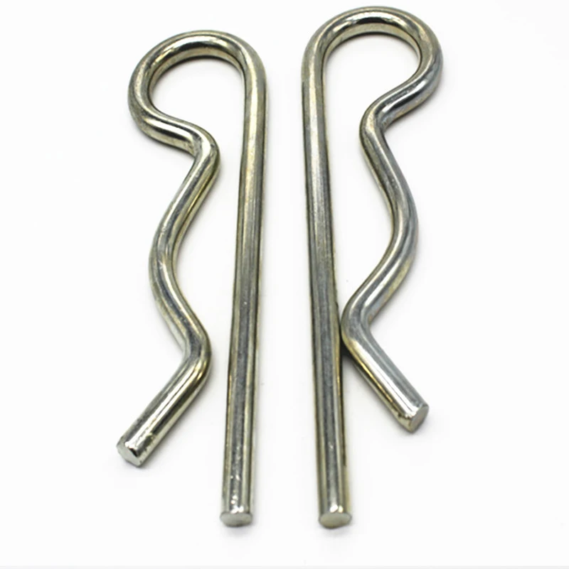 30pcs 2*40mm galvanized Steel R Shaped Cotter Clip Pin in Pins from
