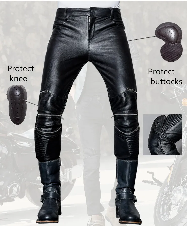 Модные прямые мужские кожаные брюки uglybros UBS021 брюки мотоциклетные брюки гоночные кожаные брюки Защита для мотоцикла