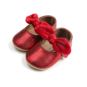 

Red Newborn Shoes Baby Moccasins Girls First Walkers Shoes Hot Moccs Bebe Non-slip Fashion Bowknot Baby Shoes.CX87C