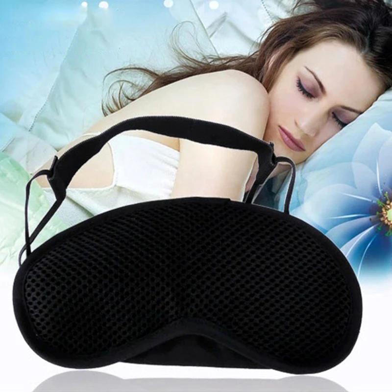 

1 PC Sleep Mask Natural Sleeping Eye Mask Eyeshade Cover Shade Eye Patch Women Men Soft Portable Blindfold Travel Eyepatch Z4