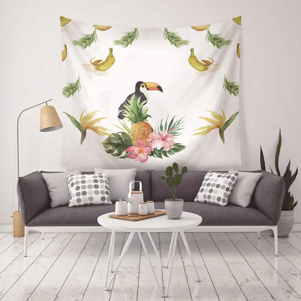 Tapestry Indian Mandala Flamingo Tapestry Macrame Wall Hanging Tapestries Plant Bedspread Yoga Mat Blanket Bed Table Cloth
