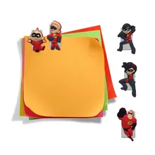 1 шт Симпатичные Суперсемейка Бумага клипы супергероя закладки DIY зажимы для Примечание Бумага канцелярские привязки поставки подарок для детей