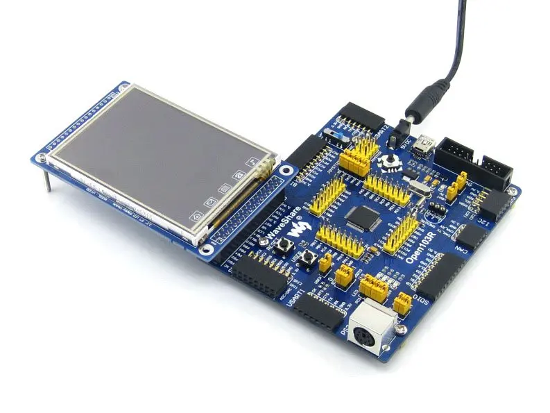 Waveshare STM32 плата STM32F103RCT6 STM32F103 ARM Cortex-M3 STM32 макетная плата+ 6 аксессуаров модуль комплект = Open103R посылка A