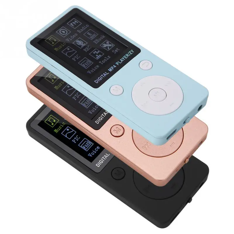 

VBESTLIFE Portable Screen MP4 Music Player Support 32GB TF Card with Headphone Long Standby Time MP4 Music Players