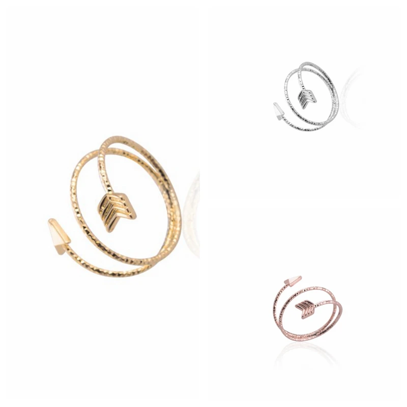 2015 New Fashion Arrow Wrapped Ring for Women Cute Couple Midi Rings
