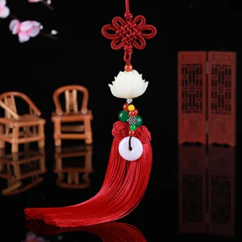 

Chinoiserie Car Pendant Lotus Interior Accessories For audi a4 a5 a6 b5 b6 b7 q3 q5 q7 rs quattro s line c5 c6 tt sline a3 a7
