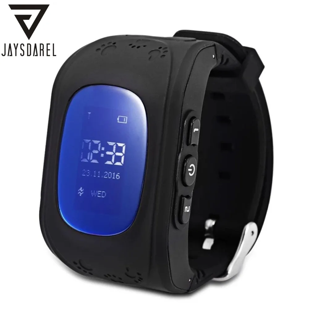 

JAYSDAREL Q50 Kids GPS Tracker SOS Call Safe Keeper Smart Watch LCD Screen Child Anti-lost Remote Monitor Wristwatch iOS Android