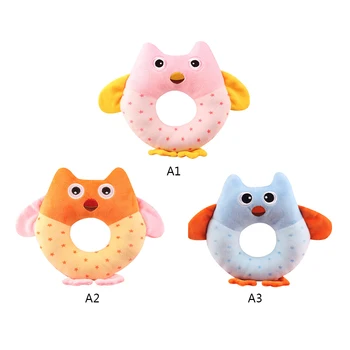 

Newborn Toddler Baby Boy Girl Cartoon Animal Soft Plush Rattles Toys Infant Hand Bell Toys