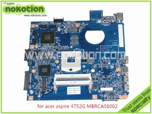 MB.RCA01.002 Laptop Motherboard For acer aspire 4752G Intel HM65 Nvidia GT540M MBRCA01002 JE40 HR 10267-4 48.4IQ01.041 Mainboard