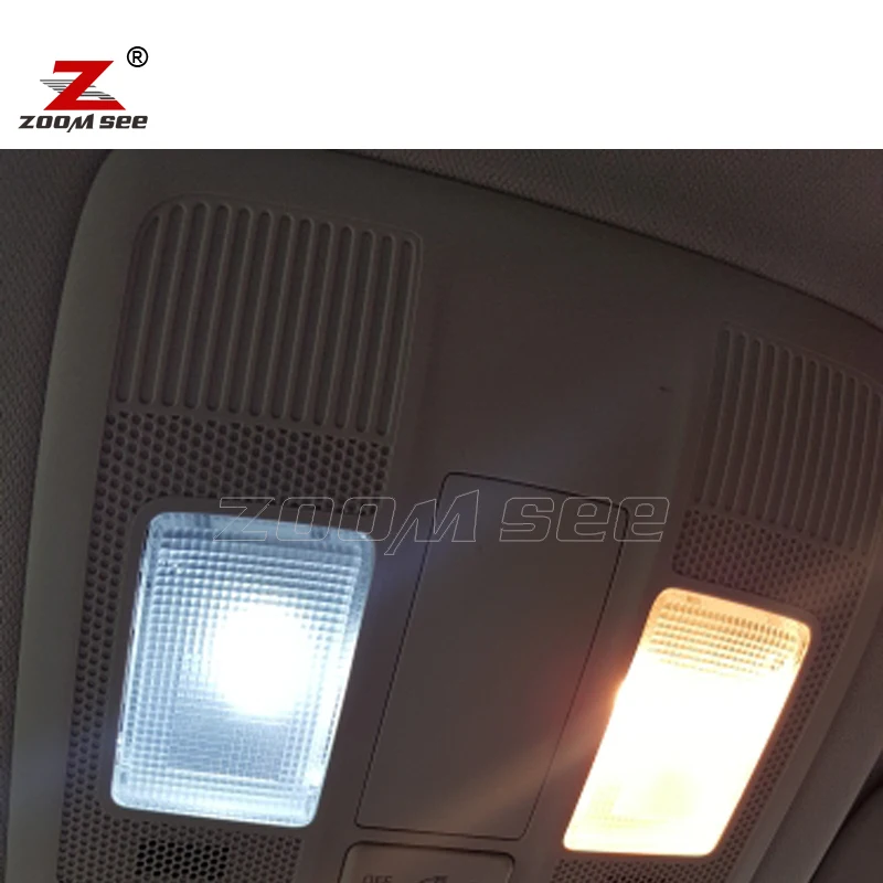 10 шт. лампа для номерного знака+ туалетное зеркало+ светодиодный купольный фонарь для салона, комплект ламп для Mazda 6, мазда 6, атенца, седан(2013
