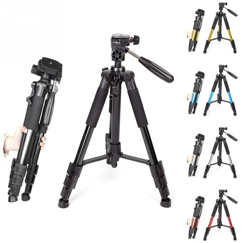 

55" Compact Light Weight Travel Portable Folding SLR Camera Tripod for DSLR Camera Video with Carry Case accessories