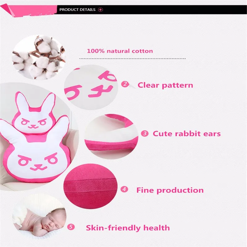 35CM-55CM-Overwatcheses-plush-Cushion-kawaii-OW-DVA-Plush-Stuffed-Animal-Doll-Dva-toys-for-christmas (1)