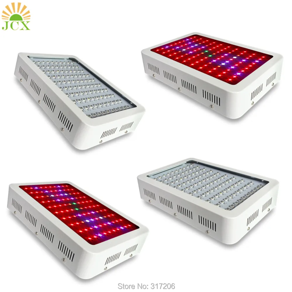 

Growking 300W Full Spectrum LED Grow light Panel 9Bands For Flower Plants Vegetative Flowering 2 Fans Growing Lights