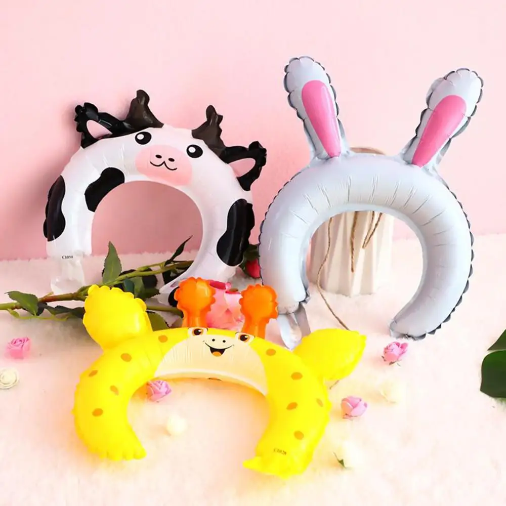 

10pcs Headband Foil Balloon Birthday Balloons Air Ballons Birthday Party Decorations kids Jungle Party Balloon Animal Babyshower