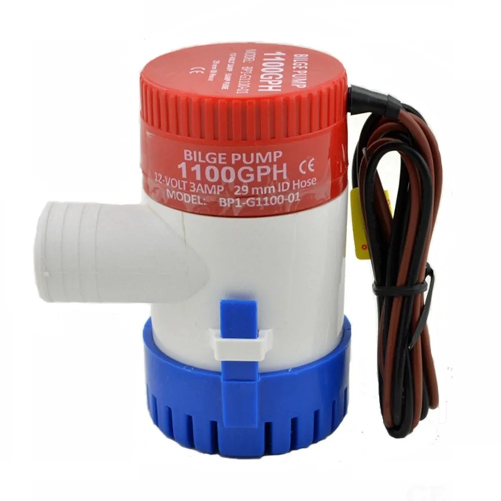 Мини Портативный Трюмный насос 12 В 1100gph MKBP-G1100-12 12VDC правило водяной для Yart лодке