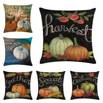

Vegetables -- pumpkin HomerDecor Cushion Cover Throw Pillowcase Pillow Covers 45 * 45cm Sofa Seat Cushion Decorative