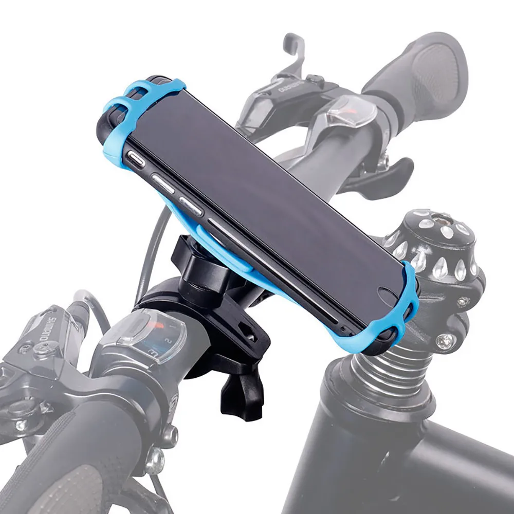Top Universal Motorcycle Bicycle Bike MTB Handlebar Phone Holder safe Silicone fixed  Baby Car Stroller Mount Stand Bike accessories 1