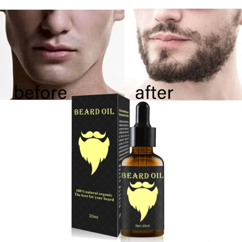 

Ginger Oil Men Beard Growth Enhancer Facial Nutrition Moustache Grow Beard Shaping Tool Beard care products for Gentalman