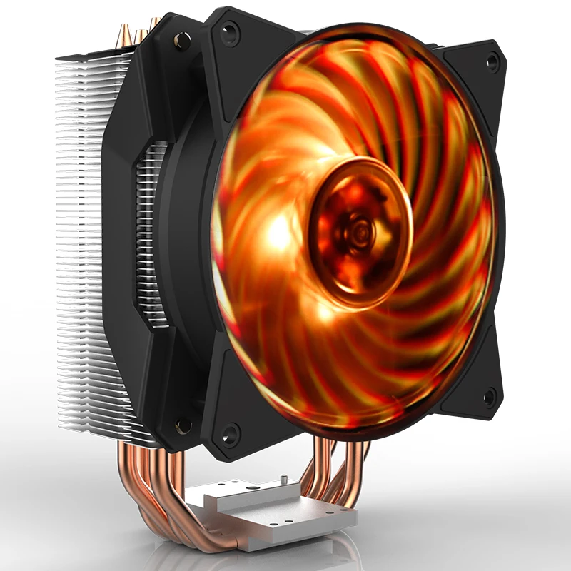 Кулер Cooler Master T410P 4 heatpipe cpu кулер для LGA 2011 1156 AMD AM4 AM3 тихий 12 см RGB 4pin PWM вентилятор PC cpu охлаждающий вентилятор радиатора