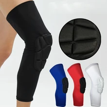 1 пара наколенников для взрослых Поддержка безопасности лайкра+ этиленвинилацетат(ЭВА) коленного бандажа Поддержка с длинными рукавами спортивный протектор Поддержка строп Вертлюг HX008