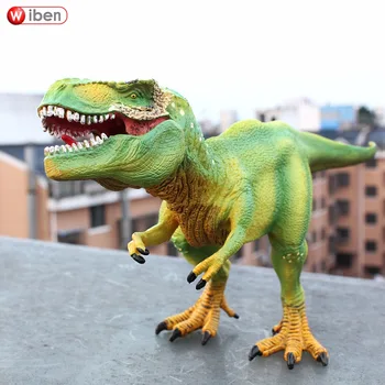 

Wiben Jurassic Tyrannosaurus Rex T-Rex Dinosaur Toy Plastic Solid Animal Model Action & Toy Figures Kids Toys Gifts For Boy