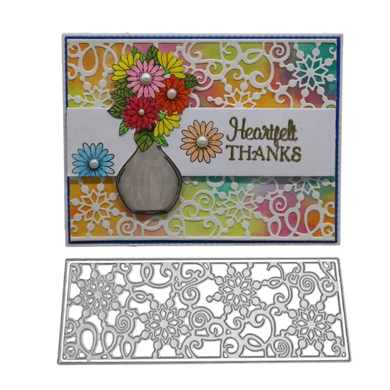 

Christmas Lace Cutting Dies Metal Stencil DIY Scrapbooking Album Paper Card Art