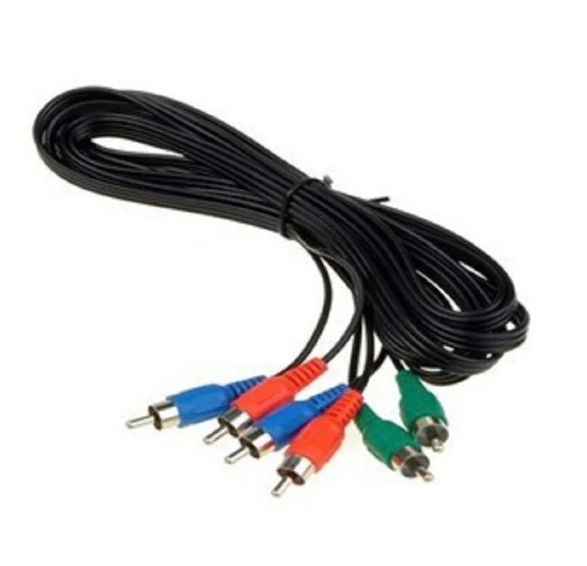 AV component cable access red blue and green color component cable HD