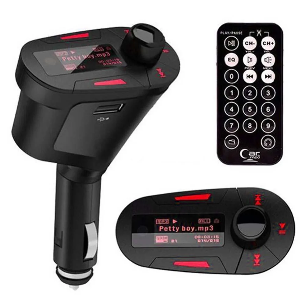 2017 Hot Sale Car Kit MP3 Player Wireless FM Transmitter Modulator DC