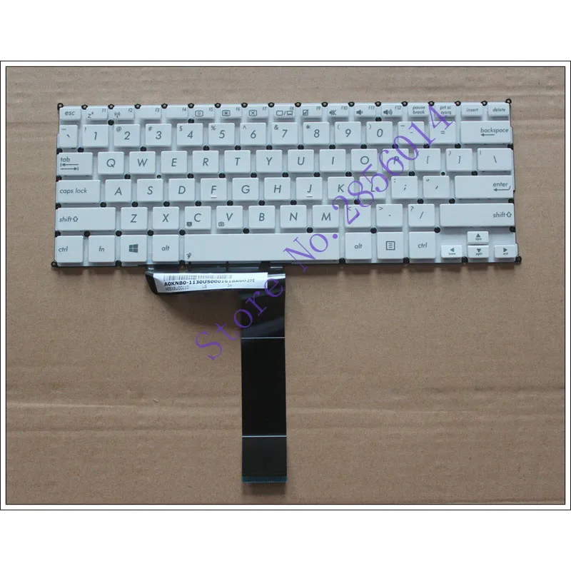 Белая клавиатура для ноутбука ASUS F200 F200CA F200LA F200MA X200 X200C X200CA X200L X200LA X200M X200MA R202CA R202LA |