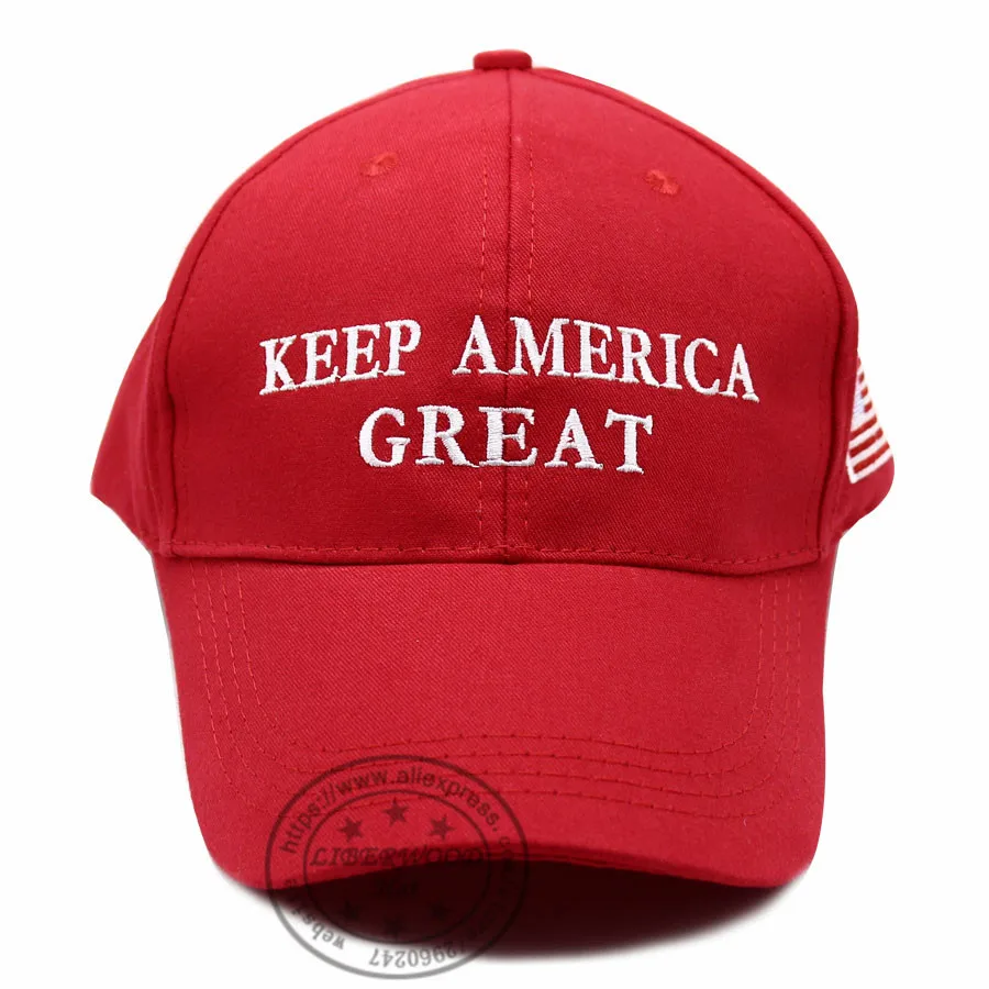 LIBERWOOD 2020 г. Дональд Трамп Красная шапка для повторных выборов большая вышивка США