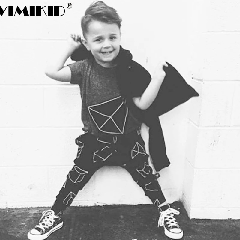 

VIMIKID Boys Clothing Autumn Long Sleeve Cotton Printing Cartoon Animal Letter T-shirt Tops for Baby Boys Children Clothes k1