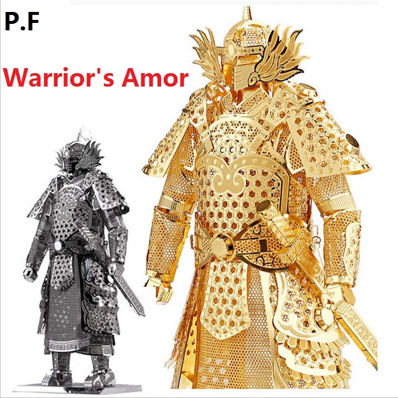 3D Metallic Assembly Model Unique Design Warriors Armor Model Puzzle General/Samurai for Kids/Adult DIY Toys for Artwork,Gifts 3D Metallic Assembly Model Unique Design Warriors Armor Model Puzzle General/Samurai for Kids/Adult DIY Toys for Artwork,Gifts